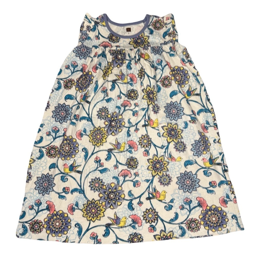 Tea Floral Sleeveless Dress